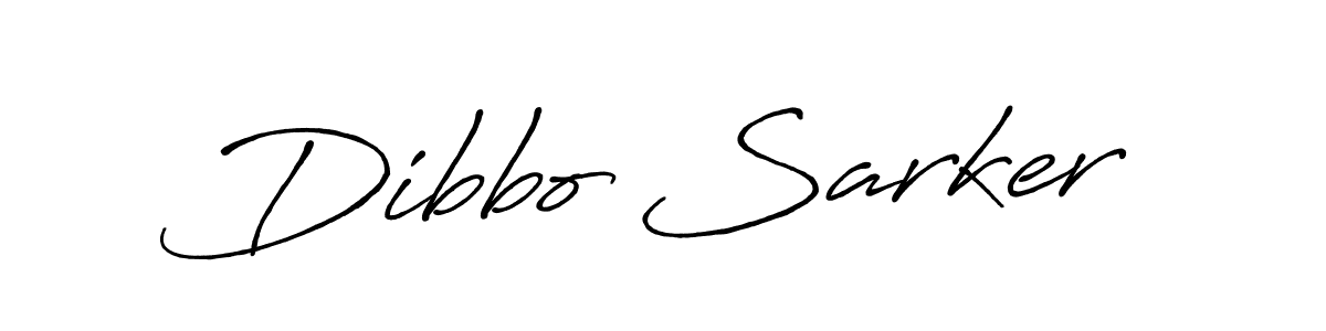 Design your own signature with our free online signature maker. With this signature software, you can create a handwritten (Antro_Vectra_Bolder) signature for name Dibbo Sarker. Dibbo Sarker signature style 7 images and pictures png