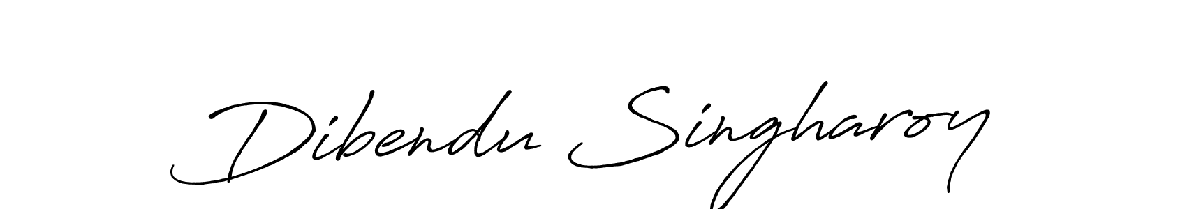 Similarly Antro_Vectra_Bolder is the best handwritten signature design. Signature creator online .You can use it as an online autograph creator for name Dibendu Singharoy. Dibendu Singharoy signature style 7 images and pictures png