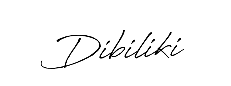 Design your own signature with our free online signature maker. With this signature software, you can create a handwritten (Antro_Vectra_Bolder) signature for name Dibiliki. Dibiliki signature style 7 images and pictures png