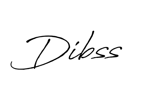 Use a signature maker to create a handwritten signature online. With this signature software, you can design (Antro_Vectra_Bolder) your own signature for name Dibss. Dibss signature style 7 images and pictures png