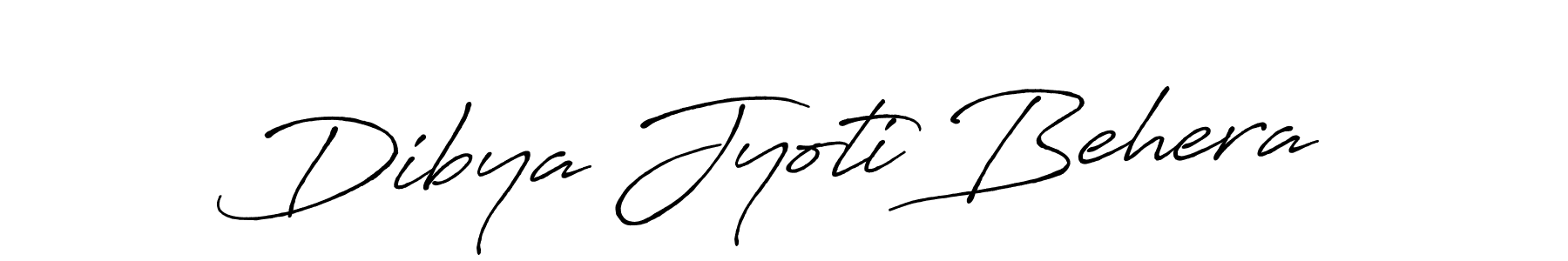Design your own signature with our free online signature maker. With this signature software, you can create a handwritten (Antro_Vectra_Bolder) signature for name Dibya Jyoti Behera. Dibya Jyoti Behera signature style 7 images and pictures png
