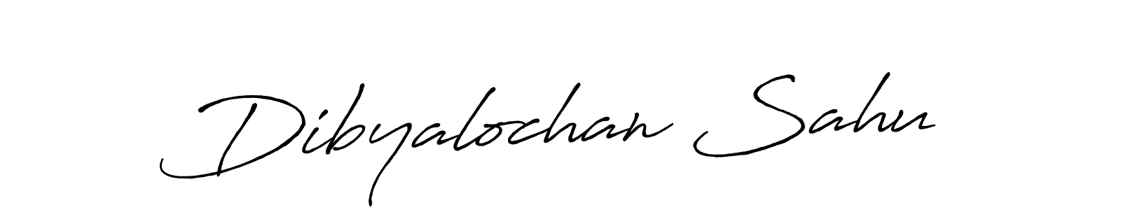 Create a beautiful signature design for name Dibyalochan Sahu. With this signature (Antro_Vectra_Bolder) fonts, you can make a handwritten signature for free. Dibyalochan Sahu signature style 7 images and pictures png