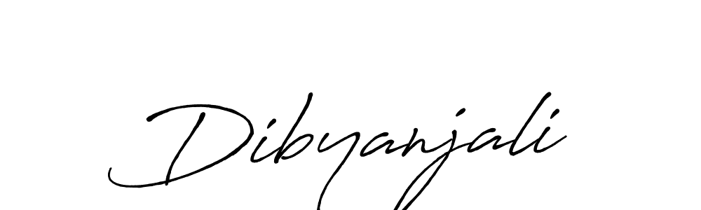 Dibyanjali stylish signature style. Best Handwritten Sign (Antro_Vectra_Bolder) for my name. Handwritten Signature Collection Ideas for my name Dibyanjali. Dibyanjali signature style 7 images and pictures png