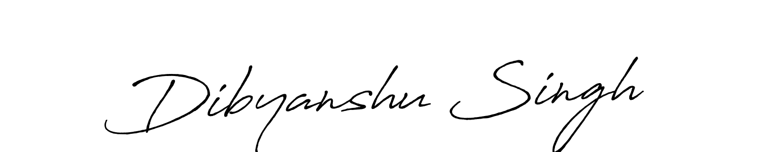 How to make Dibyanshu Singh name signature. Use Antro_Vectra_Bolder style for creating short signs online. This is the latest handwritten sign. Dibyanshu Singh signature style 7 images and pictures png
