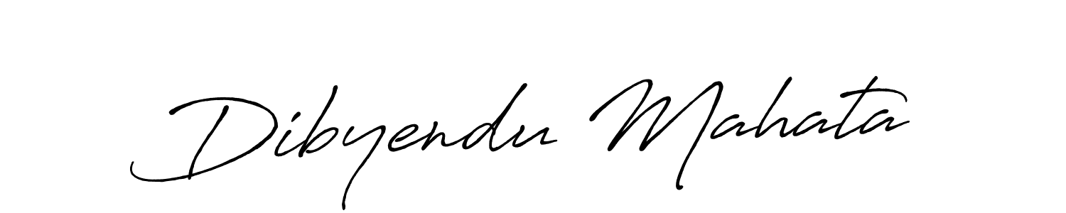 Antro_Vectra_Bolder is a professional signature style that is perfect for those who want to add a touch of class to their signature. It is also a great choice for those who want to make their signature more unique. Get Dibyendu Mahata name to fancy signature for free. Dibyendu Mahata signature style 7 images and pictures png