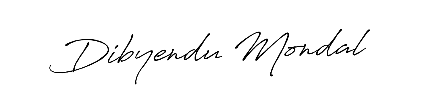 Make a beautiful signature design for name Dibyendu Mondal. With this signature (Antro_Vectra_Bolder) style, you can create a handwritten signature for free. Dibyendu Mondal signature style 7 images and pictures png