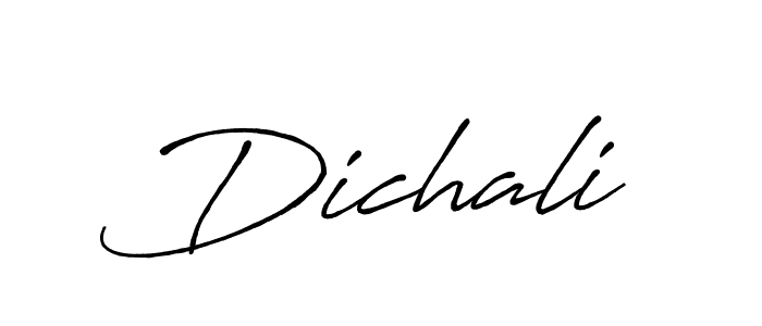 Create a beautiful signature design for name Dichali. With this signature (Antro_Vectra_Bolder) fonts, you can make a handwritten signature for free. Dichali signature style 7 images and pictures png