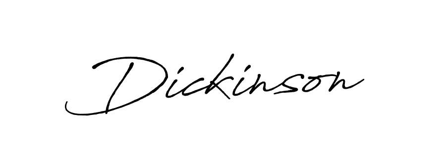 Create a beautiful signature design for name Dickinson. With this signature (Antro_Vectra_Bolder) fonts, you can make a handwritten signature for free. Dickinson signature style 7 images and pictures png