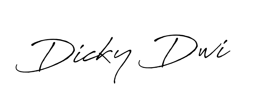 Similarly Antro_Vectra_Bolder is the best handwritten signature design. Signature creator online .You can use it as an online autograph creator for name Dicky Dwi. Dicky Dwi signature style 7 images and pictures png