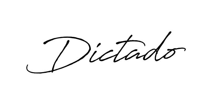 Also we have Dictado name is the best signature style. Create professional handwritten signature collection using Antro_Vectra_Bolder autograph style. Dictado signature style 7 images and pictures png
