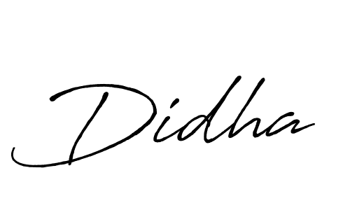 Also You can easily find your signature by using the search form. We will create Didha name handwritten signature images for you free of cost using Antro_Vectra_Bolder sign style. Didha signature style 7 images and pictures png