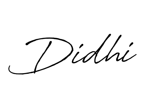 How to make Didhi signature? Antro_Vectra_Bolder is a professional autograph style. Create handwritten signature for Didhi name. Didhi signature style 7 images and pictures png