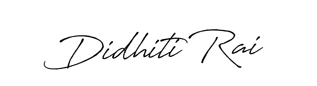This is the best signature style for the Didhiti Rai name. Also you like these signature font (Antro_Vectra_Bolder). Mix name signature. Didhiti Rai signature style 7 images and pictures png