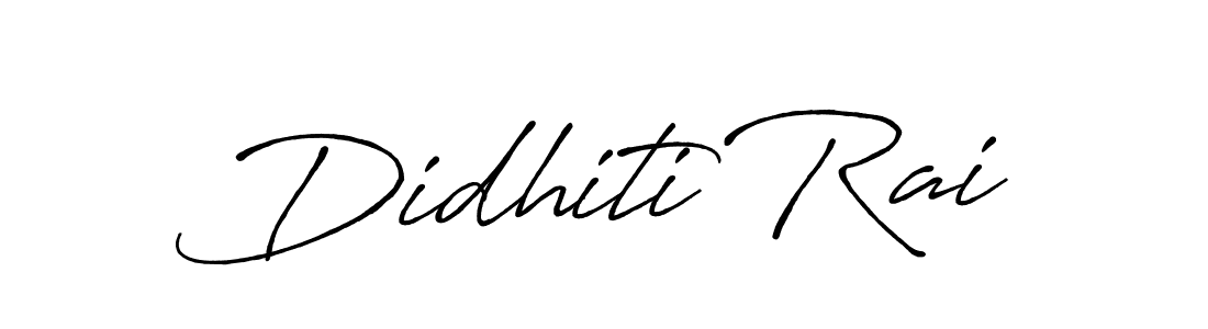 Make a short Didhiti Rai signature style. Manage your documents anywhere anytime using Antro_Vectra_Bolder. Create and add eSignatures, submit forms, share and send files easily. Didhiti Rai signature style 7 images and pictures png