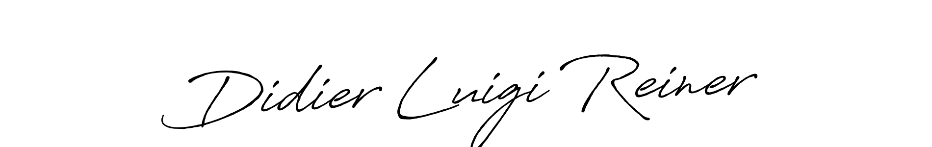 How to make Didier Luigi Reiner signature? Antro_Vectra_Bolder is a professional autograph style. Create handwritten signature for Didier Luigi Reiner name. Didier Luigi Reiner signature style 7 images and pictures png