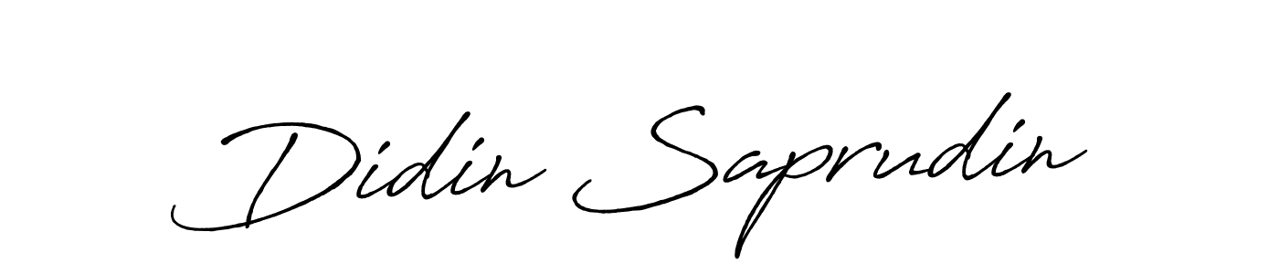 How to make Didin Saprudin signature? Antro_Vectra_Bolder is a professional autograph style. Create handwritten signature for Didin Saprudin name. Didin Saprudin signature style 7 images and pictures png