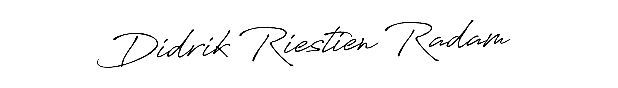 See photos of Didrik Riestien Radam official signature by Spectra . Check more albums & portfolios. Read reviews & check more about Antro_Vectra_Bolder font. Didrik Riestien Radam signature style 7 images and pictures png