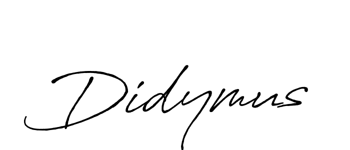 How to make Didymus signature? Antro_Vectra_Bolder is a professional autograph style. Create handwritten signature for Didymus name. Didymus signature style 7 images and pictures png