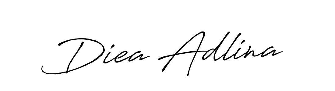 if you are searching for the best signature style for your name Diea Adlina. so please give up your signature search. here we have designed multiple signature styles  using Antro_Vectra_Bolder. Diea Adlina signature style 7 images and pictures png