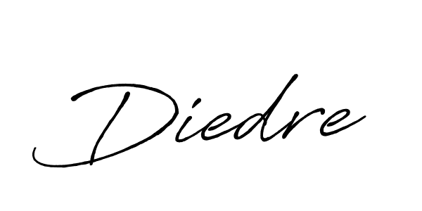 Create a beautiful signature design for name Diedre. With this signature (Antro_Vectra_Bolder) fonts, you can make a handwritten signature for free. Diedre signature style 7 images and pictures png