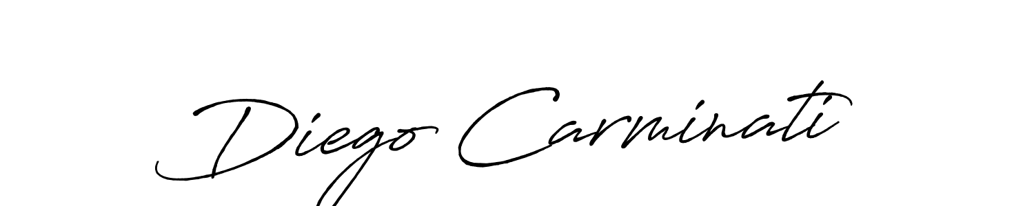 Make a short Diego Carminati signature style. Manage your documents anywhere anytime using Antro_Vectra_Bolder. Create and add eSignatures, submit forms, share and send files easily. Diego Carminati signature style 7 images and pictures png