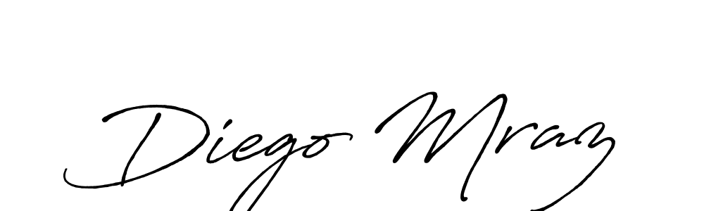 Create a beautiful signature design for name Diego Mraz. With this signature (Antro_Vectra_Bolder) fonts, you can make a handwritten signature for free. Diego Mraz signature style 7 images and pictures png