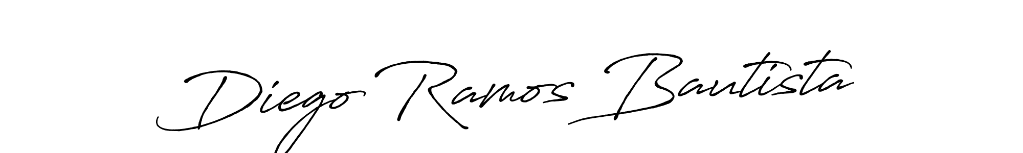 Antro_Vectra_Bolder is a professional signature style that is perfect for those who want to add a touch of class to their signature. It is also a great choice for those who want to make their signature more unique. Get Diego Ramos Bautista name to fancy signature for free. Diego Ramos Bautista signature style 7 images and pictures png