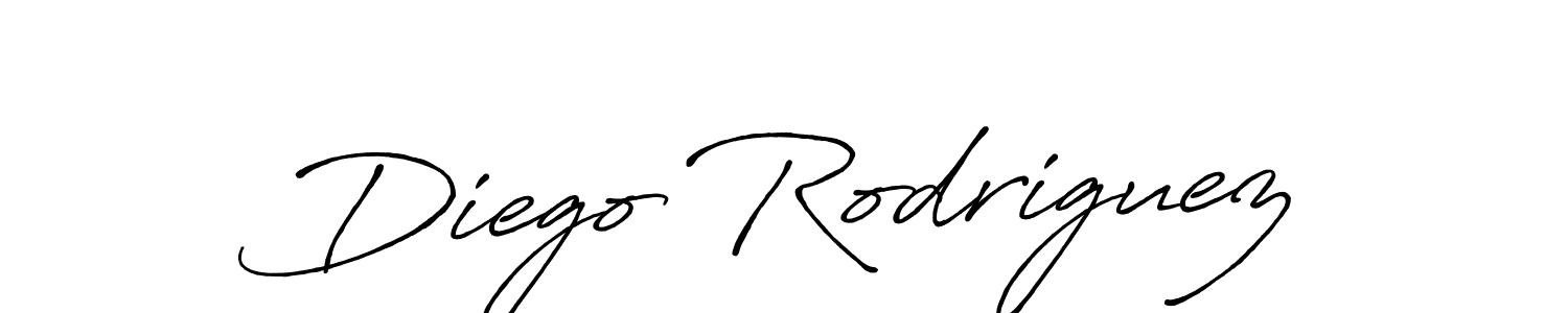 Make a beautiful signature design for name Diego Rodriguez. With this signature (Antro_Vectra_Bolder) style, you can create a handwritten signature for free. Diego Rodriguez signature style 7 images and pictures png