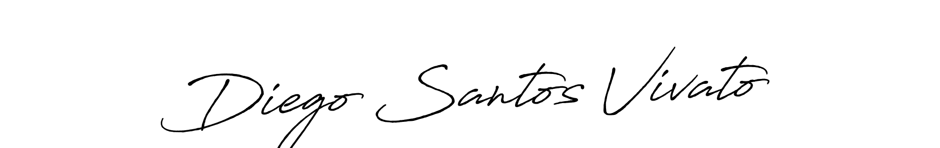 The best way (Antro_Vectra_Bolder) to make a short signature is to pick only two or three words in your name. The name Diego Santos Vivato include a total of six letters. For converting this name. Diego Santos Vivato signature style 7 images and pictures png