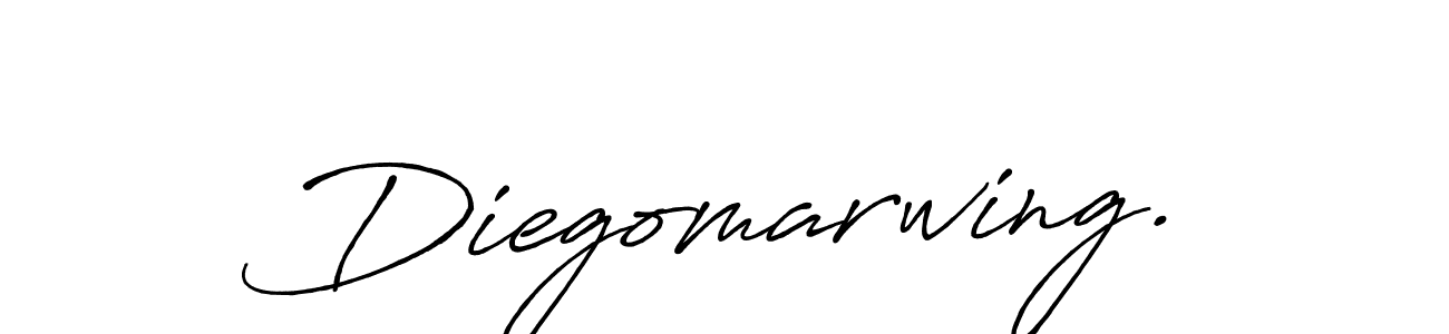 Make a beautiful signature design for name Diegomarwing.. Use this online signature maker to create a handwritten signature for free. Diegomarwing. signature style 7 images and pictures png