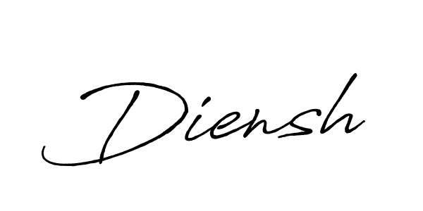 Also we have Diensh name is the best signature style. Create professional handwritten signature collection using Antro_Vectra_Bolder autograph style. Diensh signature style 7 images and pictures png