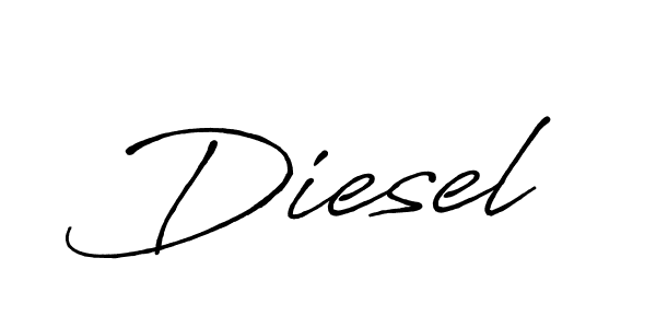 Make a beautiful signature design for name Diesel. With this signature (Antro_Vectra_Bolder) style, you can create a handwritten signature for free. Diesel signature style 7 images and pictures png