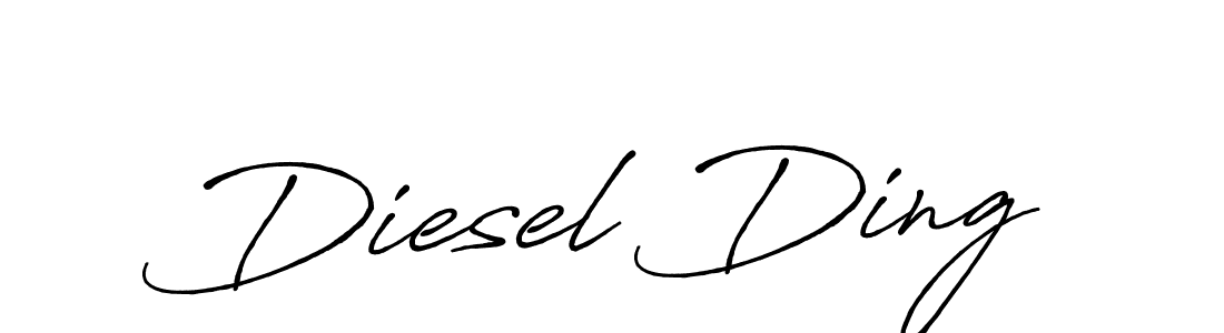 if you are searching for the best signature style for your name Diesel Ding. so please give up your signature search. here we have designed multiple signature styles  using Antro_Vectra_Bolder. Diesel Ding signature style 7 images and pictures png