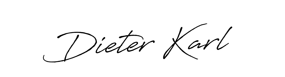 Design your own signature with our free online signature maker. With this signature software, you can create a handwritten (Antro_Vectra_Bolder) signature for name Dieter Karl. Dieter Karl signature style 7 images and pictures png