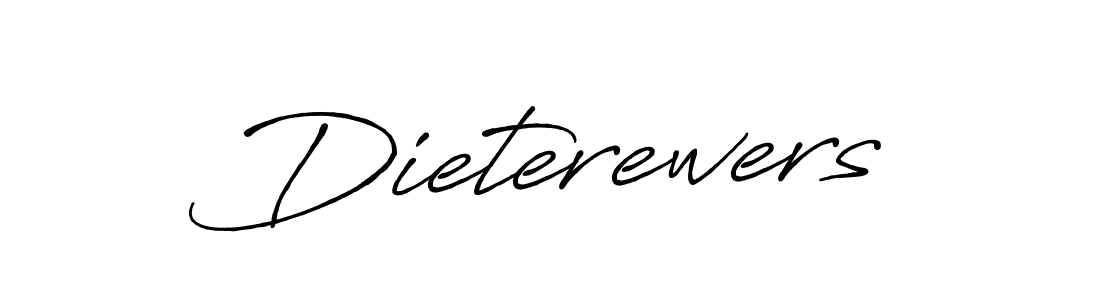 Create a beautiful signature design for name Dieterewers. With this signature (Antro_Vectra_Bolder) fonts, you can make a handwritten signature for free. Dieterewers signature style 7 images and pictures png
