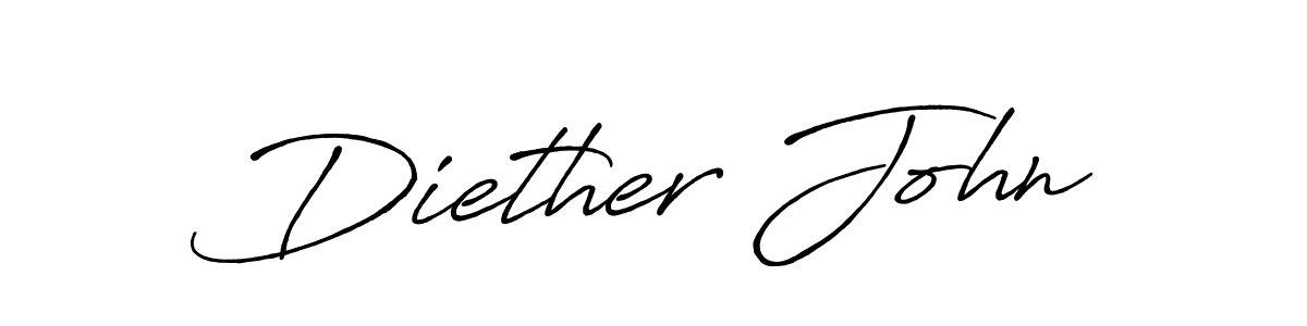 You should practise on your own different ways (Antro_Vectra_Bolder) to write your name (Diether John) in signature. don't let someone else do it for you. Diether John signature style 7 images and pictures png