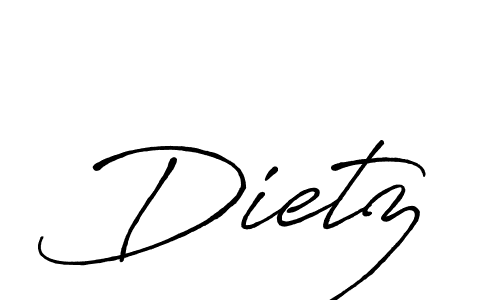 if you are searching for the best signature style for your name Dietz. so please give up your signature search. here we have designed multiple signature styles  using Antro_Vectra_Bolder. Dietz signature style 7 images and pictures png