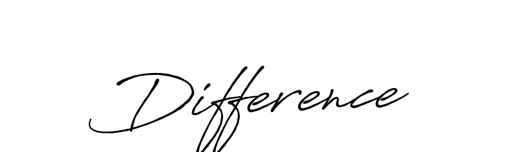 How to make Difference name signature. Use Antro_Vectra_Bolder style for creating short signs online. This is the latest handwritten sign. Difference signature style 7 images and pictures png