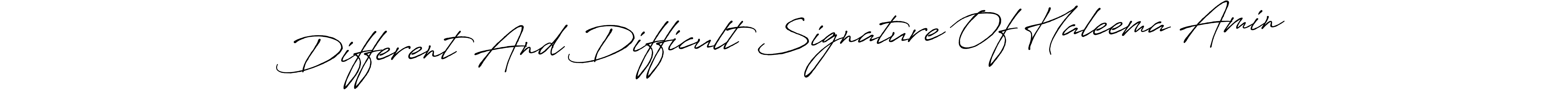 Also You can easily find your signature by using the search form. We will create Different And Difficult Signature Of Haleema Amin name handwritten signature images for you free of cost using Antro_Vectra_Bolder sign style. Different And Difficult Signature Of Haleema Amin signature style 7 images and pictures png