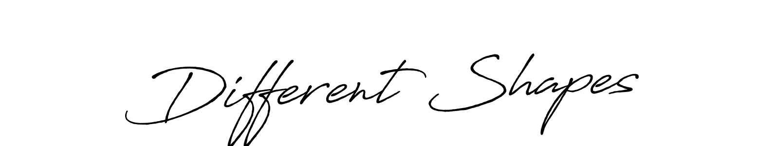 Similarly Antro_Vectra_Bolder is the best handwritten signature design. Signature creator online .You can use it as an online autograph creator for name Different Shapes. Different Shapes signature style 7 images and pictures png
