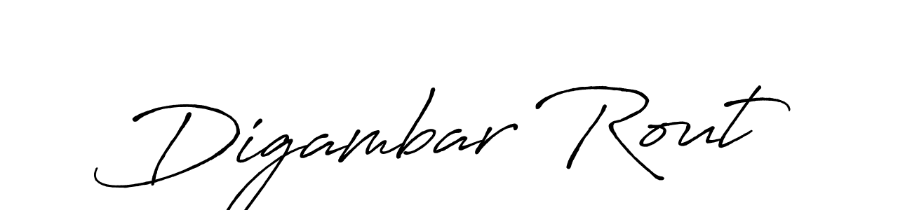 How to make Digambar Rout name signature. Use Antro_Vectra_Bolder style for creating short signs online. This is the latest handwritten sign. Digambar Rout signature style 7 images and pictures png