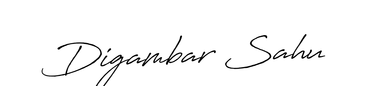 Also we have Digambar Sahu name is the best signature style. Create professional handwritten signature collection using Antro_Vectra_Bolder autograph style. Digambar Sahu signature style 7 images and pictures png