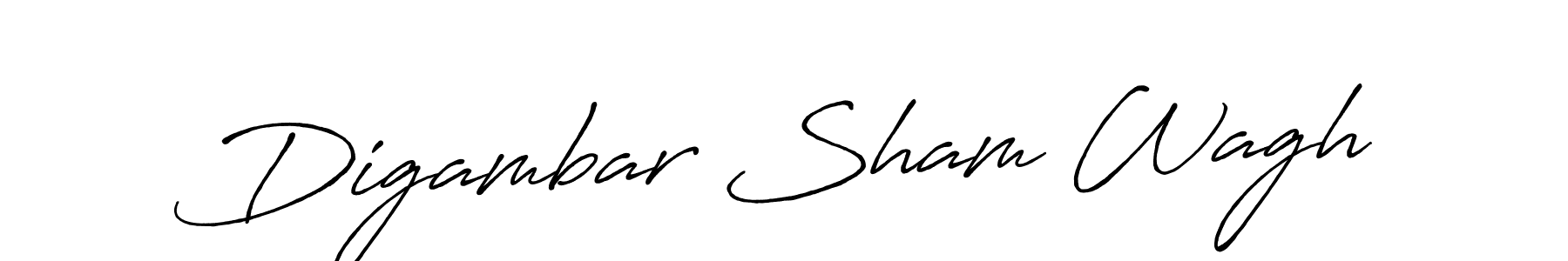 if you are searching for the best signature style for your name Digambar Sham Wagh. so please give up your signature search. here we have designed multiple signature styles  using Antro_Vectra_Bolder. Digambar Sham Wagh signature style 7 images and pictures png