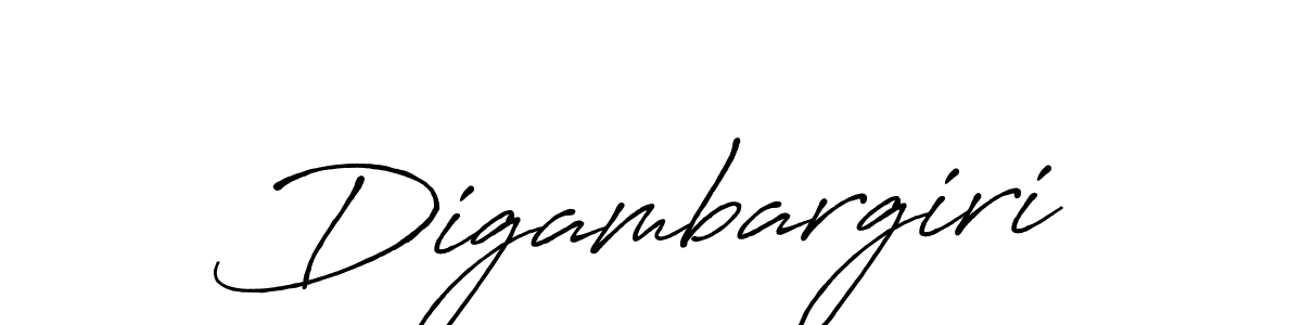 Use a signature maker to create a handwritten signature online. With this signature software, you can design (Antro_Vectra_Bolder) your own signature for name Digambargiri. Digambargiri signature style 7 images and pictures png