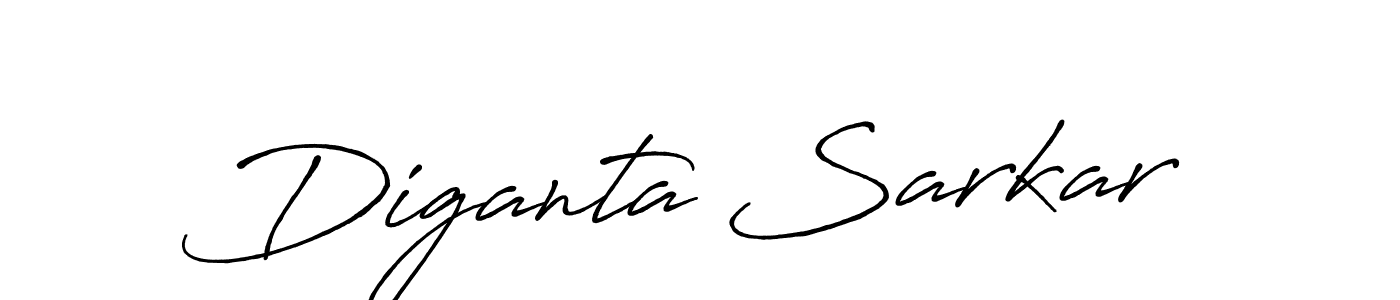 Also we have Diganta Sarkar name is the best signature style. Create professional handwritten signature collection using Antro_Vectra_Bolder autograph style. Diganta Sarkar signature style 7 images and pictures png