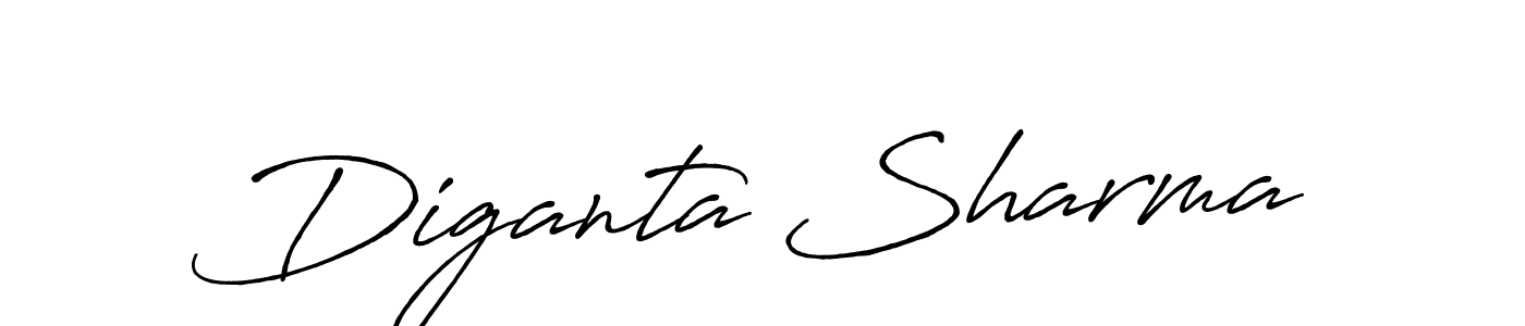 Also You can easily find your signature by using the search form. We will create Diganta Sharma name handwritten signature images for you free of cost using Antro_Vectra_Bolder sign style. Diganta Sharma signature style 7 images and pictures png