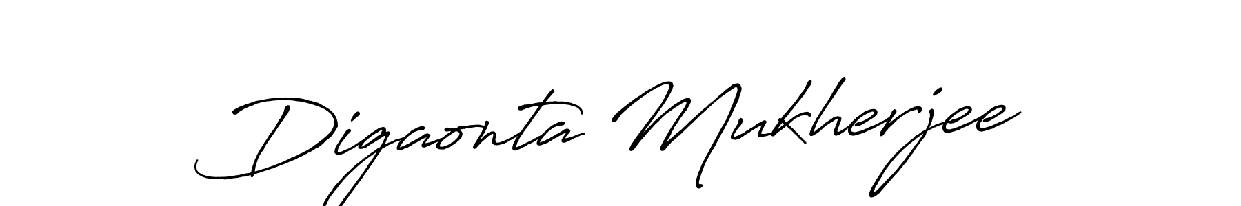 Digaonta Mukherjee stylish signature style. Best Handwritten Sign (Antro_Vectra_Bolder) for my name. Handwritten Signature Collection Ideas for my name Digaonta Mukherjee. Digaonta Mukherjee signature style 7 images and pictures png