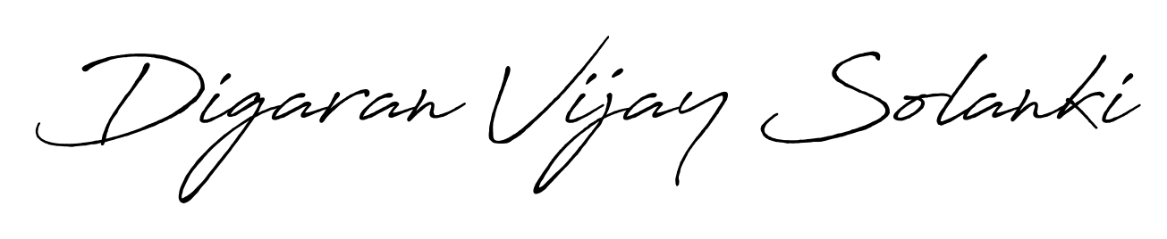 Similarly Antro_Vectra_Bolder is the best handwritten signature design. Signature creator online. You can use it as an online autograph creator for name Digaran Vijay Solanki. Digaran Vijay Solanki signature style 7 images and pictures png