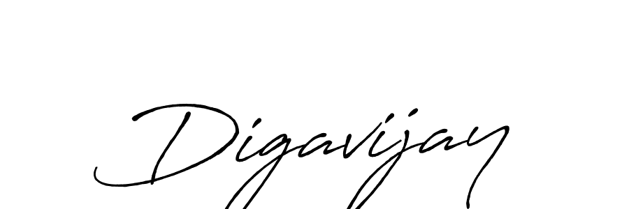 How to make Digavijay name signature. Use Antro_Vectra_Bolder style for creating short signs online. This is the latest handwritten sign. Digavijay signature style 7 images and pictures png