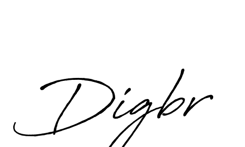 Digbr stylish signature style. Best Handwritten Sign (Antro_Vectra_Bolder) for my name. Handwritten Signature Collection Ideas for my name Digbr. Digbr signature style 7 images and pictures png
